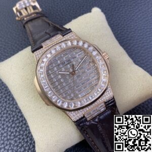 GS Factory Replica Patek Philippe Nautilus 5711R Diamond Watch