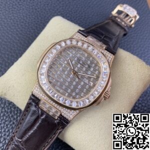 GS Factory Replica Patek Philippe Nautilus 5711R Diamond Watch