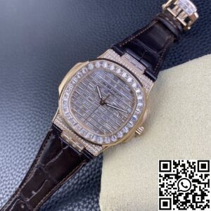 GS Factory Replica Patek Philippe Nautilus 5711R Diamond Watch