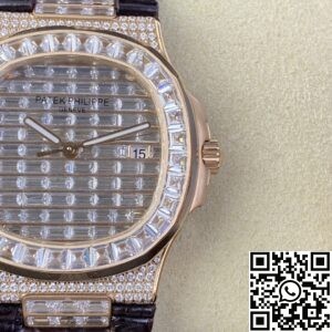 GS Factory Replica Patek Philippe Nautilus 5711R Diamond Watch