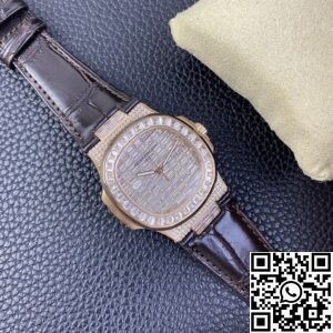GS Factory Replica Patek Philippe Nautilus 5711R Diamond Watch
