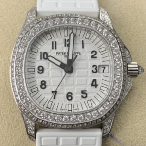 PPF Factory Replica Patek Philippe Aquanaut 5069G-011 Women’s Diamond Watch