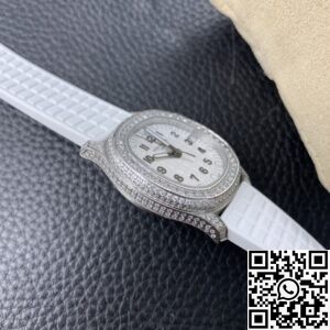 PPF Factory Replica Patek Philippe Aquanaut 5069G-011 Women’s Diamond Watch