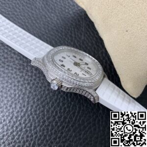 PPF Factory Replica Patek Philippe Aquanaut 5069G-011 Women’s Diamond Watch