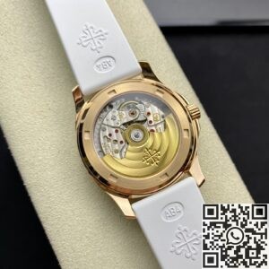 PPF Factory Replica Patek Philippe Aquanaut 5068R-010 Women’s Rose Gold Diamond Watch