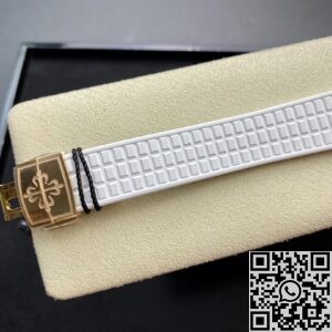 PPF Factory Replica Patek Philippe Aquanaut 5068R-010 Women’s Rose Gold Diamond Watch