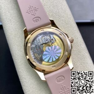 PPF Factory Fake Patek Philippe Aquanaut 5072R-001 Women’s Rose Gold Diamond Watch