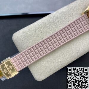 PPF Factory Fake Patek Philippe Aquanaut 5072R-001 Women’s Rose Gold Diamond Watch