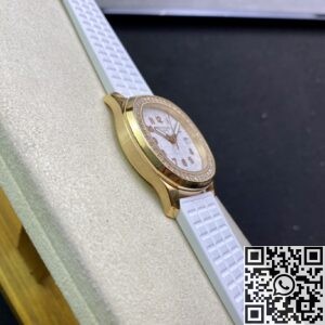 PPF Factory Replica Patek Philippe Aquanaut 5068R-010 Women’s Rose Gold Diamond Watch