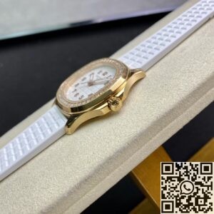 PPF Factory Replica Patek Philippe Aquanaut 5068R-010 Women’s Rose Gold Diamond Watch
