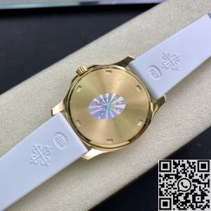 PPF Factory Replica Patek Philippe Aquanaut 5068R-010 Women’s Rose Gold Diamond Watch