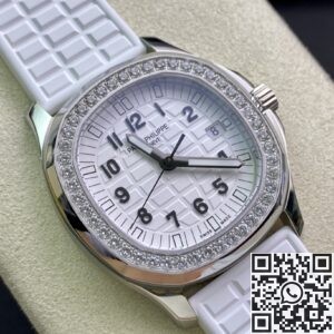 PPF Factory Replica Patek Philippe Aquanaut 5067A-024 Women's Diamond Watch