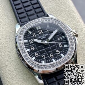PPF Factory Replica Patek Philippe Aquanaut 5067A-001 Women's Quartz Watch