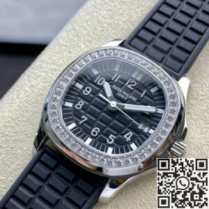 PPF Factory Replica Patek Philippe Aquanaut 5067A-001 Women's Quartz Watch