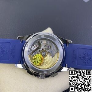 OM Factory Fake Patek Philippe Aquanaut 5968A Blue Dial Watch