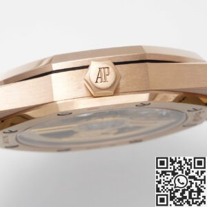APS Factory Replica Audemars Piguet Royal Oak 15510OR.OO.D002CR.02 Rose Gold Black Dial Watch