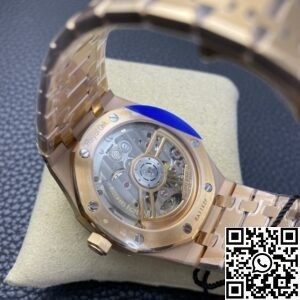 ZF Factory Replica Audemars Piguet Royal Oak 15500 Rose Gold White Dial Watch