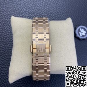 ZF Factory Replica Audemars Piguet Royal Oak 15500 Rose Gold White Dial Watch
