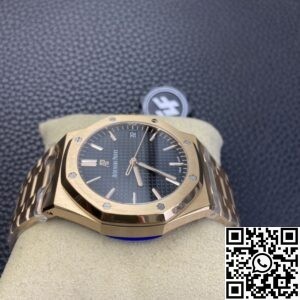 ZF Factory Replica Audemars Piguet Royal Oak 15500OR.OO.1220OR.01 Rose Gold Black Dial Watch