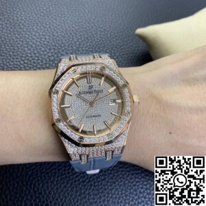 GS Factory Replica Audemars Piguet Royal Oak 15402OR.ZZ.D003CR.01 Rose Gold Watches