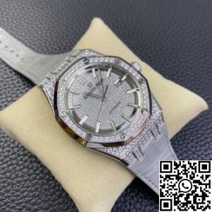 GS Factory Fake Audemars Piguet Royal Oak 15452BC.ZZ.D019CR.01 Diamond Watches