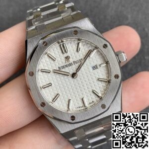 JF Factory Replica Audemars Piguet Royal Oak 67651ST Silver Dial Watch