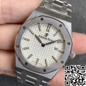 JF Factory Replica Audemars Piguet Royal Oak 67651ST Silver Dial Watch