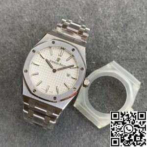 JF Factory Replica Audemars Piguet Royal Oak 67651ST Silver Dial Watch