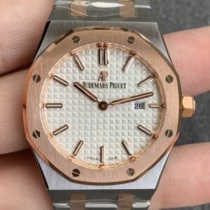JF Factory Fake Audemars Piguet Royal Oak 67651ST Rose Gold Watches