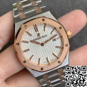 JF Factory Fake Audemars Piguet Royal Oak 67651ST Rose Gold Watches