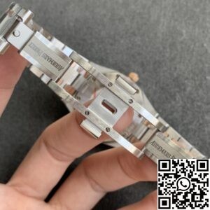 JF Factory Replica Audemars Piguet Royal Oak 67651SR.ZZ.1261SR.01 Rose Gold Diamond Watch