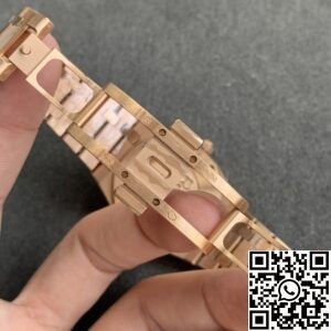 JF Factory Fake Audemars Piguet Royal Oak 67651ST Full Rose Gold Watch