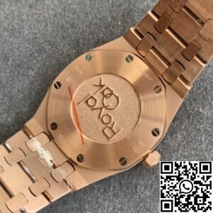 JF Factory Fake Audemars Piguet Royal Oak 67651ST Full Rose Gold Watch