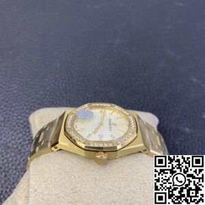 JF Factory Replica Audemars Piguet Royal Oak 67651SR Gold Diamond Watch