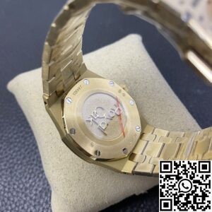 JF Factory Replica Audemars Piguet Royal Oak 67651SR Gold Diamond Watch