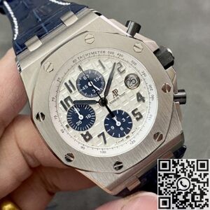 APF Factory Fake Audemars Piguet Royal Oak Offshore 26170ST.OO.D305CR.01 Silver Panda Plate Watch