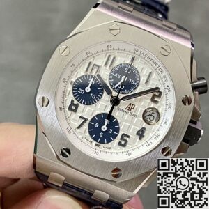 APF Factory Fake Audemars Piguet Royal Oak Offshore 26170ST.OO.D305CR.01 Silver Panda Plate Watch