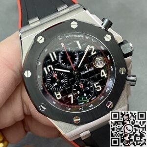 APF Factory Replica Audemars Piguet Royal Oak Offshore 26470SO.OO.A002CA.01 Black Panda Plate Watches