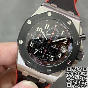 APF Factory Replica Audemars Piguet Royal Oak Offshore 26470SO.OO.A002CA.01 Black Panda Plate Watches