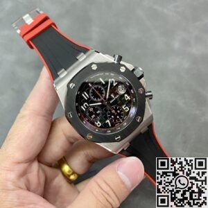 APF Factory Replica Audemars Piguet Royal Oak Offshore 26470SO.OO.A002CA.01 Black Panda Plate Watches
