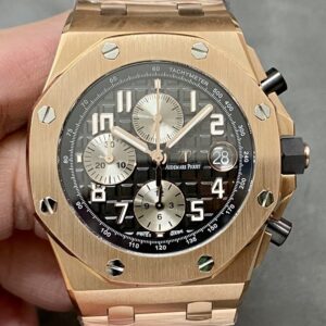 APF Factory Replica Audemars Piguet Royal Oak Offshore 26470OR.OO.1000OR.02 Gray Ruthenium Panda Plate