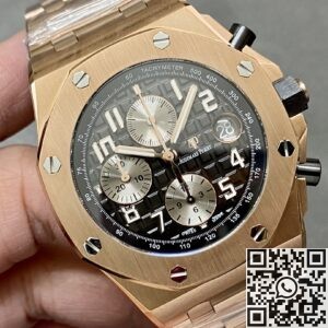 APF Factory Replica Audemars Piguet Royal Oak Offshore 26470OR.OO.1000OR.02 Gray Ruthenium Panda Plate