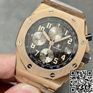 APF Factory Replica Audemars Piguet Royal Oak Offshore 26470OR.OO.1000OR.02 Gray Ruthenium Panda Plate