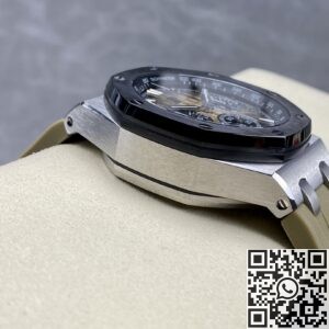 APF Factory Fake Audemars Piguet Royal Oak Offshore 26420SO.OO.A600CA.01 Light Brown Dial