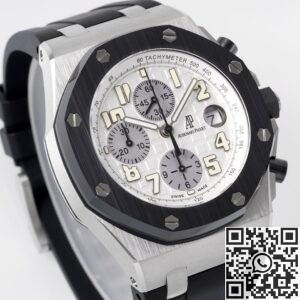 APF Factory Replica Audemars Piguet Royal Oak Offshore 25940SK.OO.D002CA.02 Silver Dial Watch