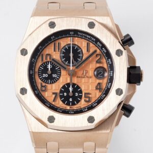 APF Factory Replica AP Royal Oak Offshore 26470OR.OO.1000OR.01 Rose Gold Dial Watch