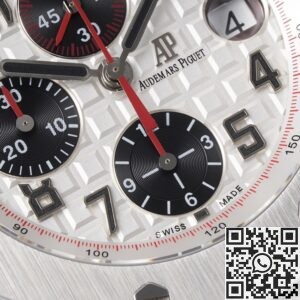 APF Factory Replica AP Royal Oak Offshore 26170ST.OO.1000ST.01 Silver Panda Plate