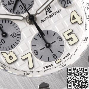 APF Factory Replica AP Royal Oak Offshore 25721ST.OO.1000ST.07 Silver Panda Plate Watches