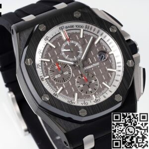 APF Factory Replica Audemars Piguet Royal Oak Offshore 26405CE.OO.A002CA.01 Dark Gray Panda Plate Watches