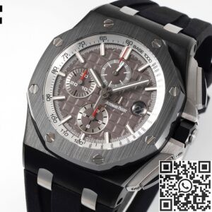 APF Factory Replica Audemars Piguet Royal Oak Offshore 26405CE.OO.A002CA.01 Dark Gray Panda Plate Watches